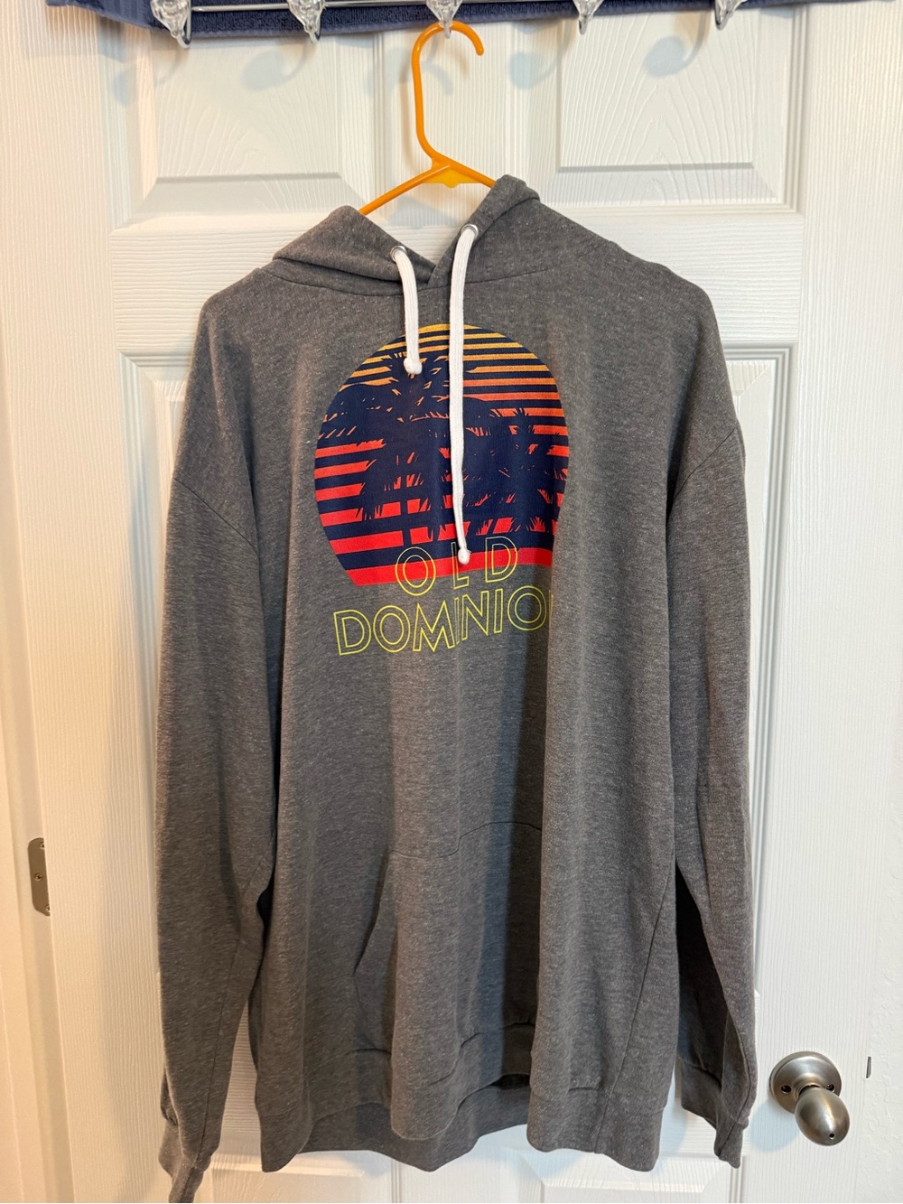 Men's Gray Graphic Hoodie